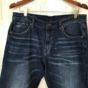 Dark Wash Straight Jeans